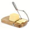 Handcrafted Acacia Cheese Slicer – Stainless Steel Knife on an Elegant Wooden Base