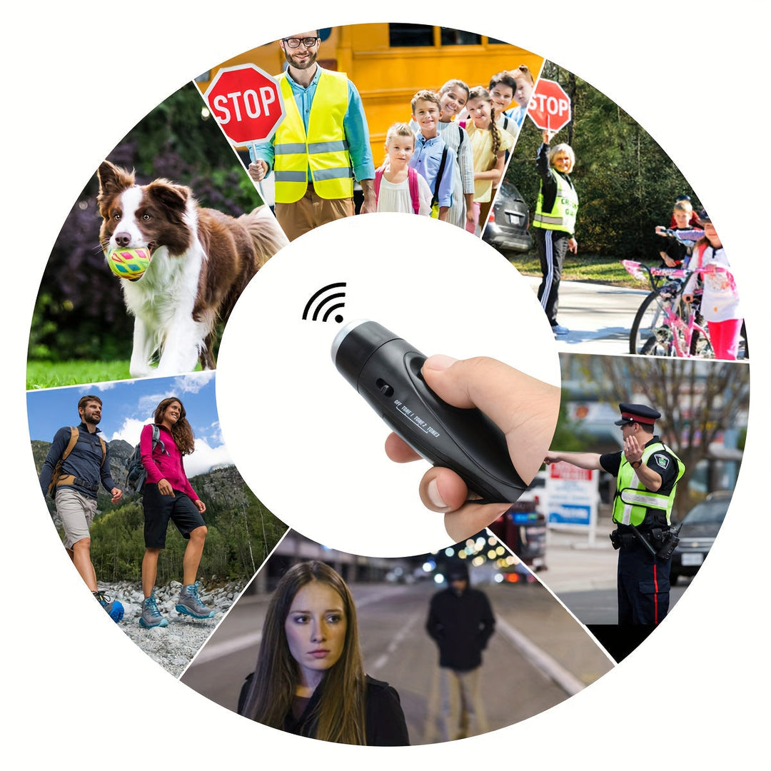 Electronic Whistle for Coaches and Referees – Portable Whistle with 3 Sound Options and Lanyard