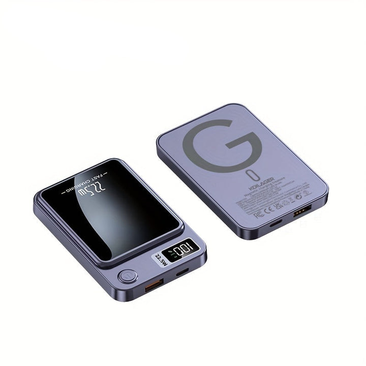 Magnetische Powerbank – Ultraflach mit superschnellem kabellosem Laden