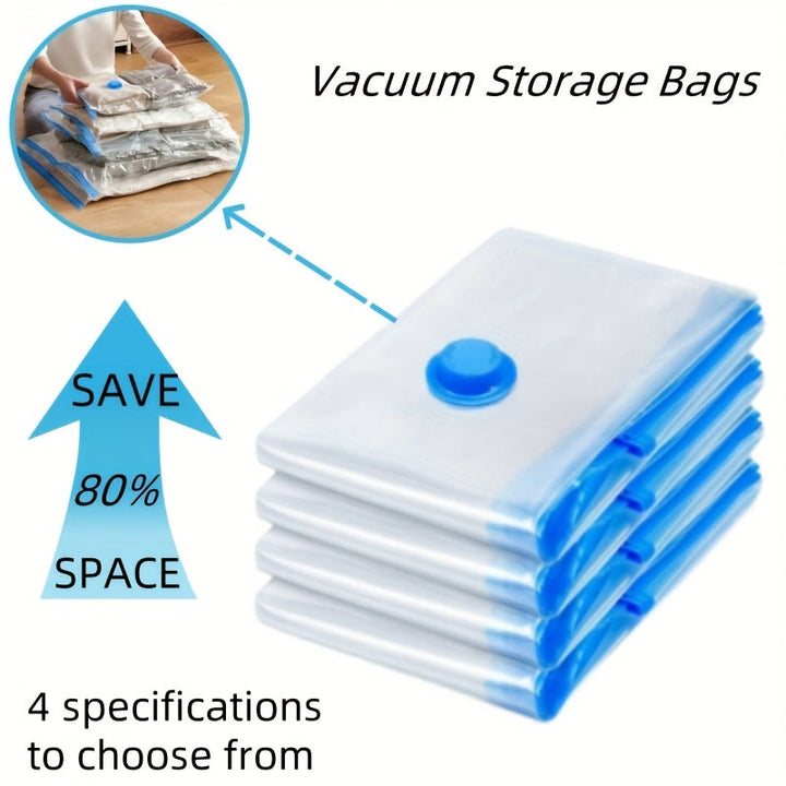 Extra Large Vacuum Storage Bag Set – Reusable, Waterproof and Space-Saving