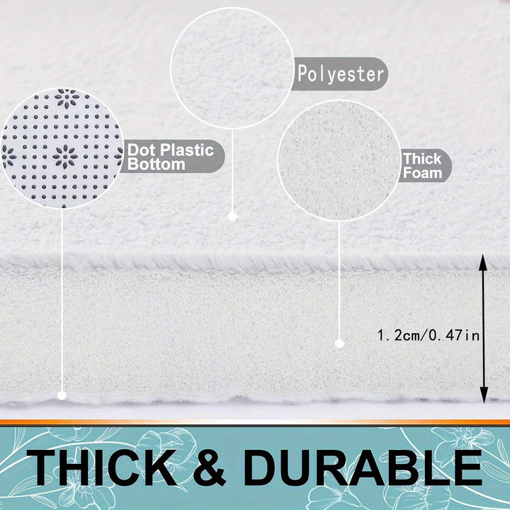 Persian-Inspired Bath Mat Set – Absorbent and Non-Slip