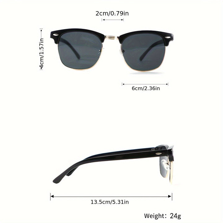 Classic Casual Sunglasses – Trendy and Comfortable for Every Occasion