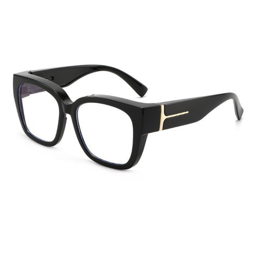 New Fashionable Myopia Glasses With Large Square Frames