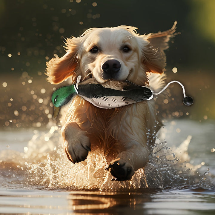 Mallard Retriever – Durable Plastic Duck-Shaped Training Toy