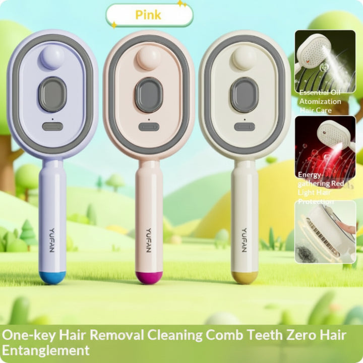 Electric Spray Airbag Massage Comb With Essential Oil Atomization For Hair Nourishment And Care