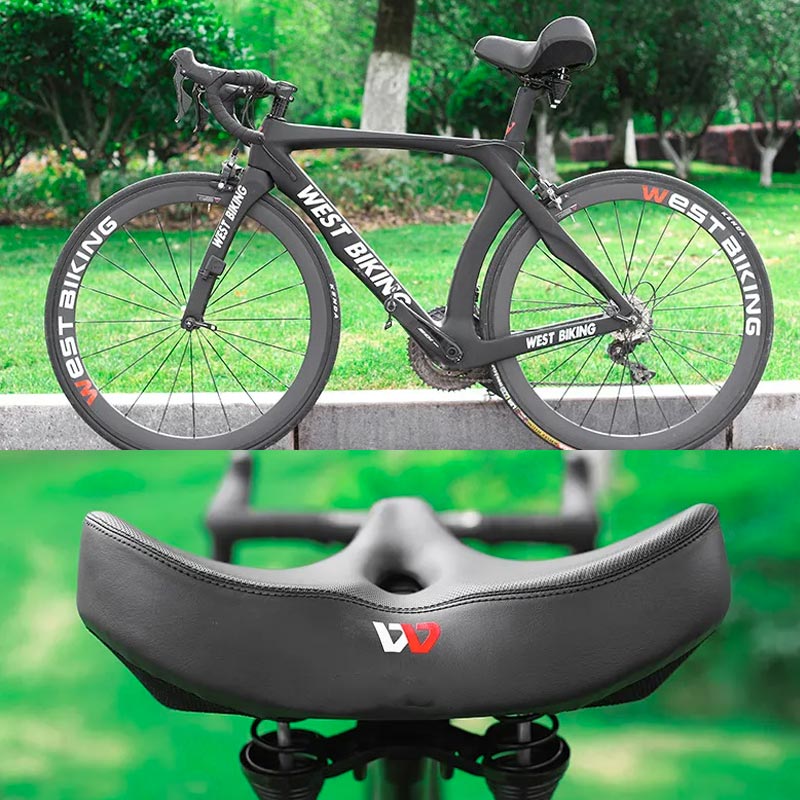 CyclePad Comfortable Bicycle Saddle with Extra Wide Seat