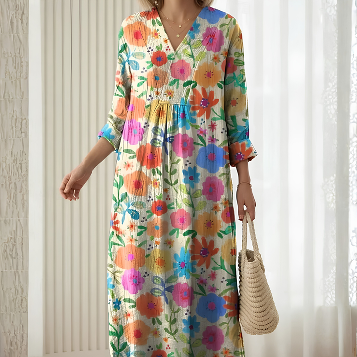 Lady's Long-sleeved Dress