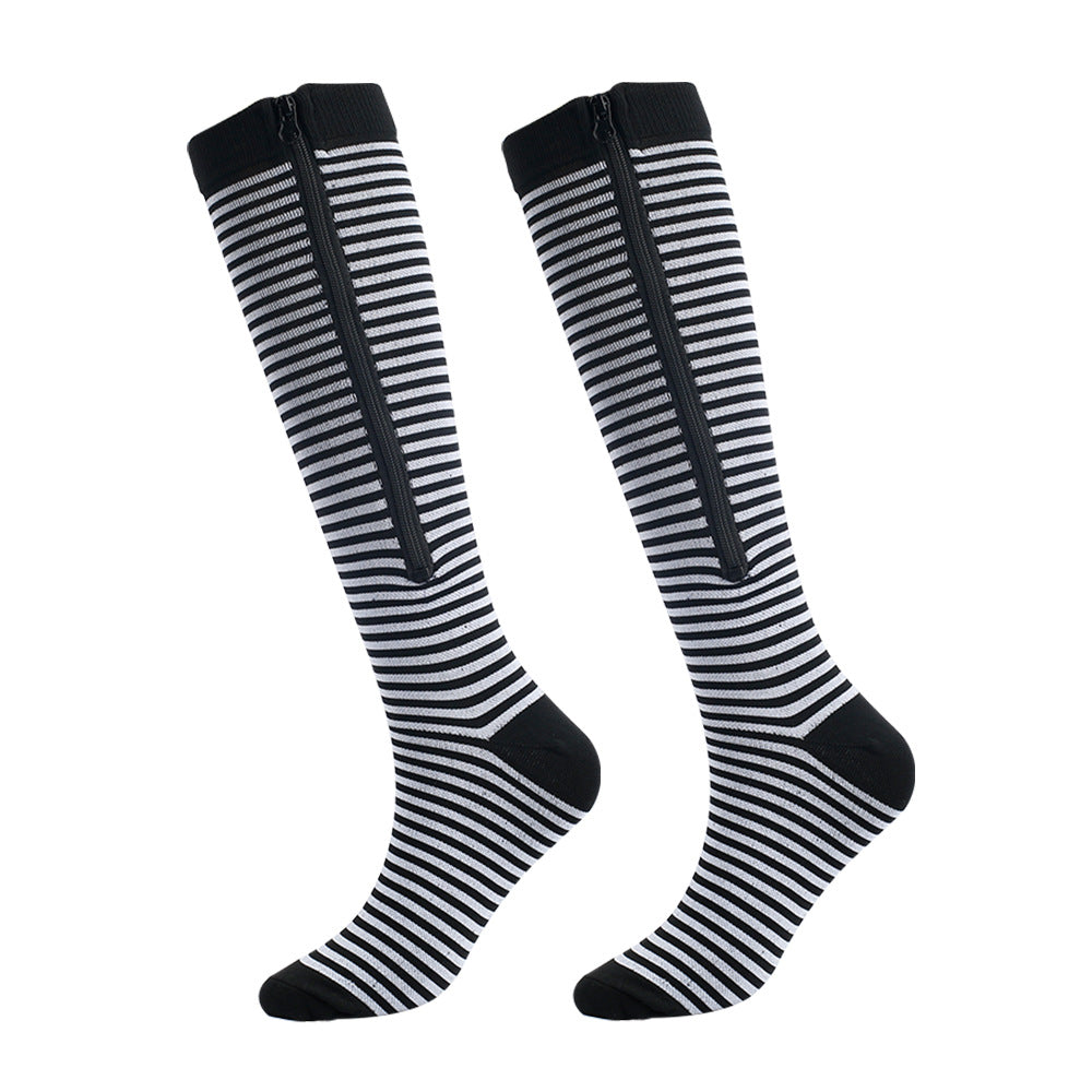 Comfortable Support Stockings with Zipper – Easy Relief for Tired Legs