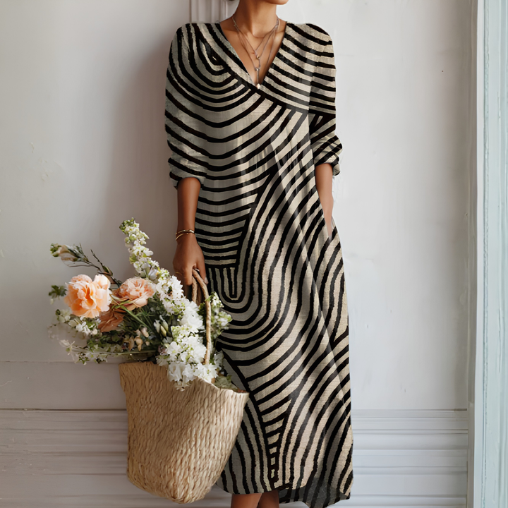Lady's Long-sleeved Dress