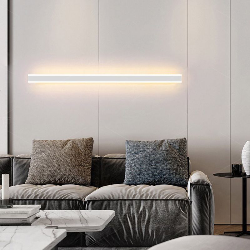 Arisha Minimalistische Lineare Wandleuchte LED Gold/Schwarz/Weiß Schlafzimmer