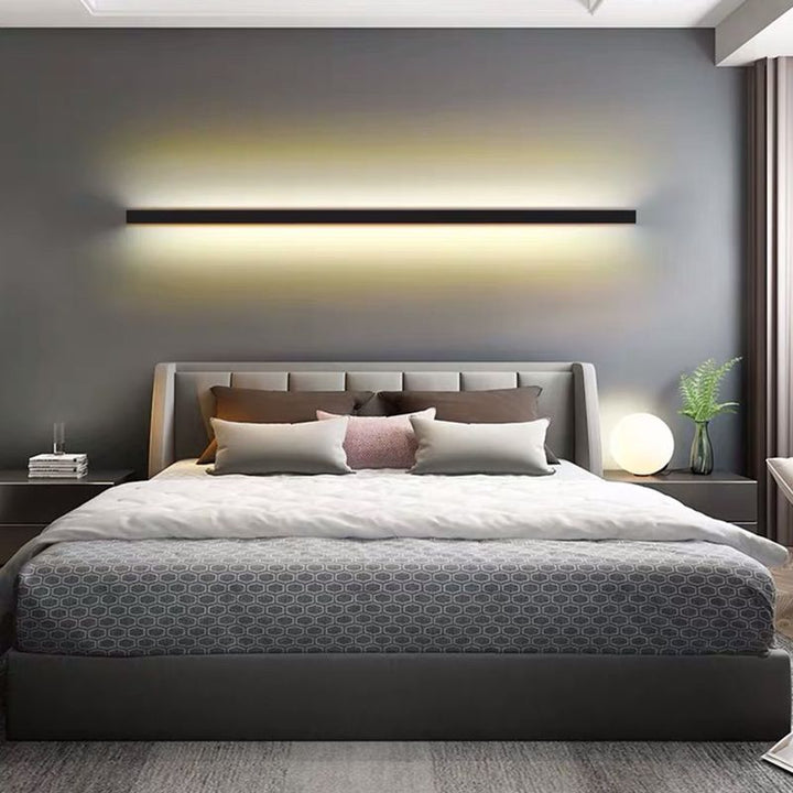 Arisha Minimalistische Lineare Wandleuchte LED Gold/Schwarz/Weiß Schlafzimmer