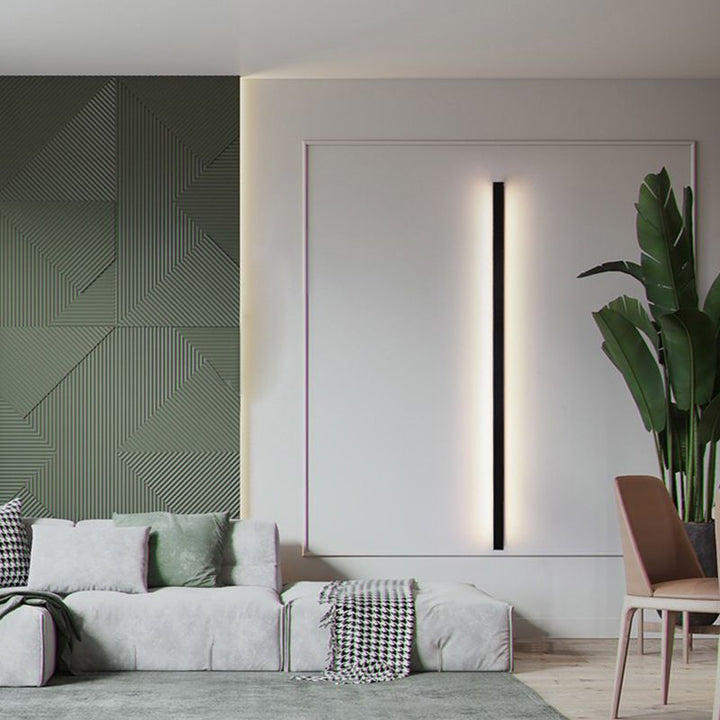 Arisha Minimalistische Lineare Wandleuchte LED Gold/Schwarz/Weiß Schlafzimmer