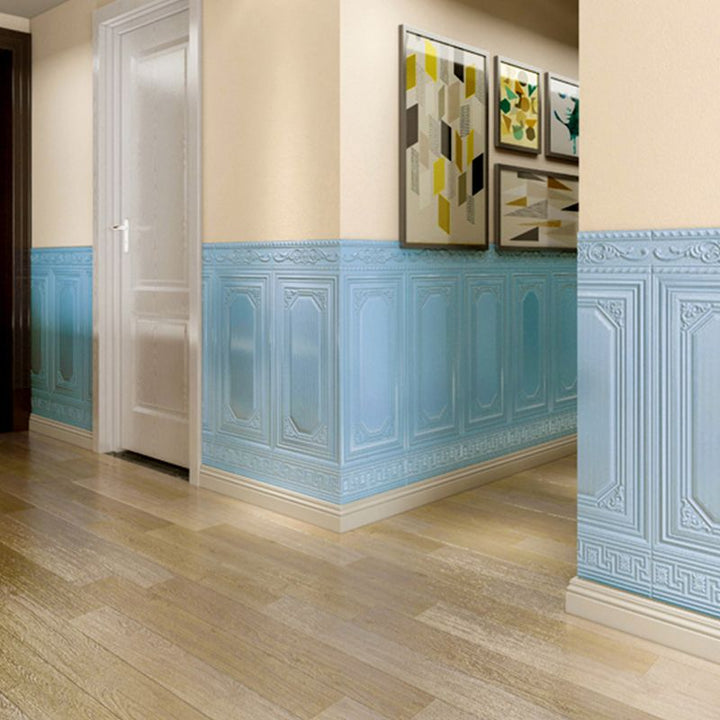 Contemporary Waterproof 3D Peel-and-Stick Wall Panels for Interior Walls