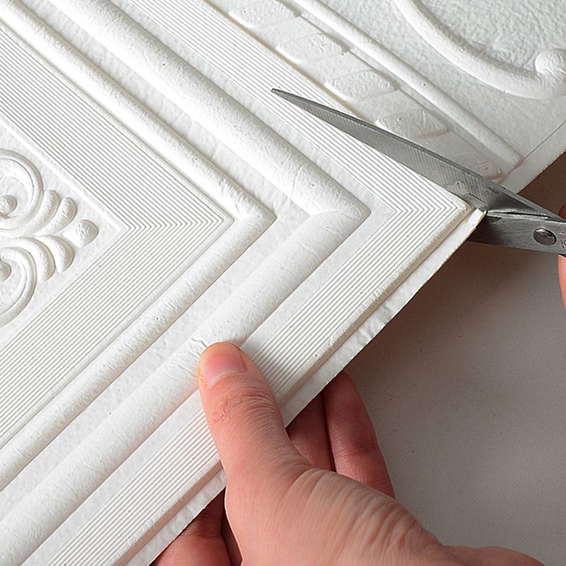 Contemporary Waterproof 3D Peel-and-Stick Wall Panels for Interior Walls