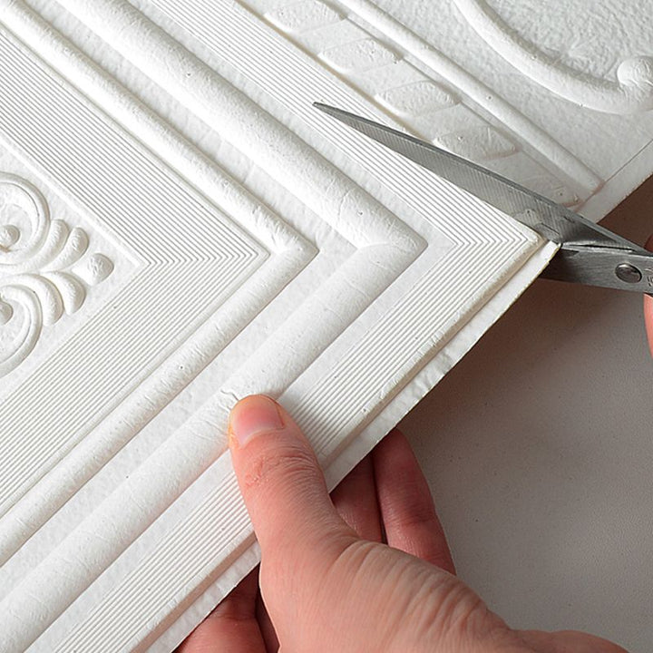 Contemporary Waterproof 3D Peel-and-Stick Wall Panels for Interior Walls
