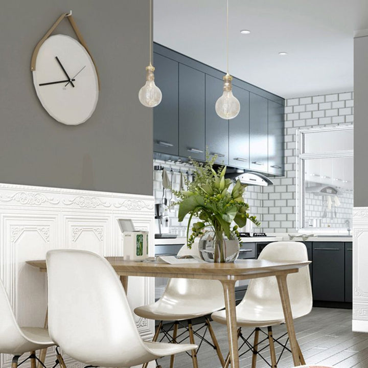 Contemporary Waterproof 3D Peel-and-Stick Wall Panels for Interior Walls