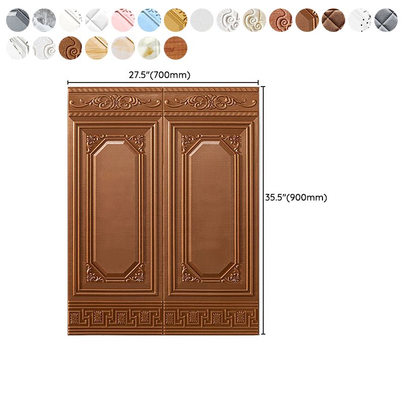 Contemporary Waterproof 3D Peel-and-Stick Wall Panels for Interior Walls