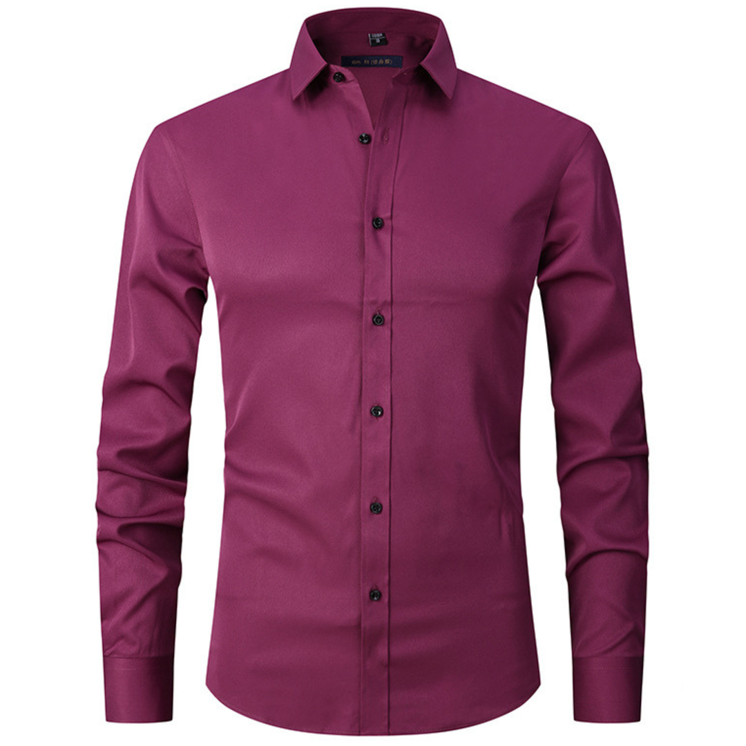 Men’s Casual Work Shirt with Classic Fit