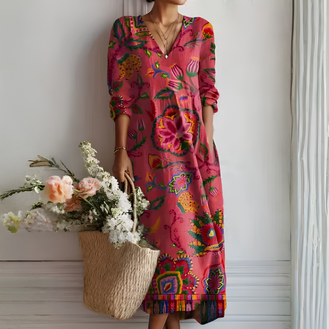 Lady's Long-sleeved Dress