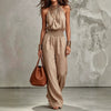 Women’s Backless Halter Jumpsuit