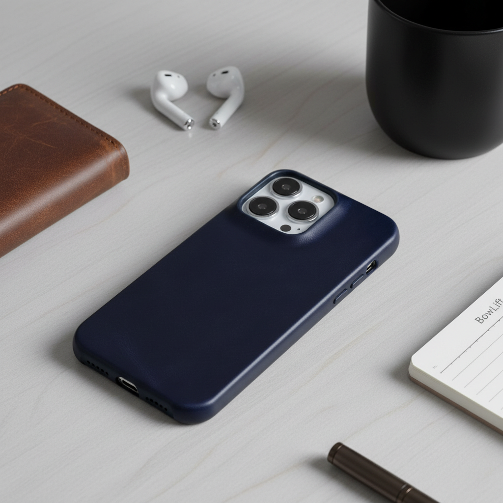 Leather iPhone Case with Shock Protection