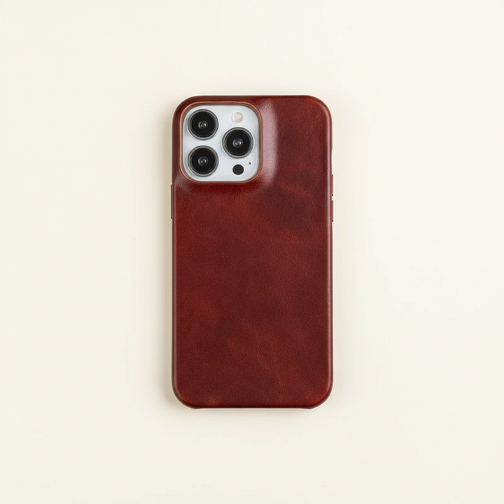 Leather iPhone Case with Shock Protection