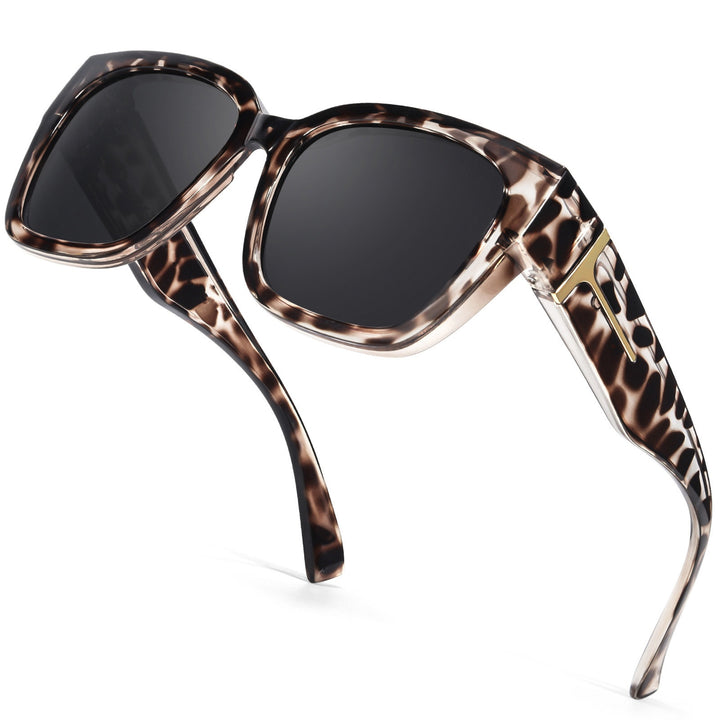 New Fashionable Myopia Glasses With Large Square Frames