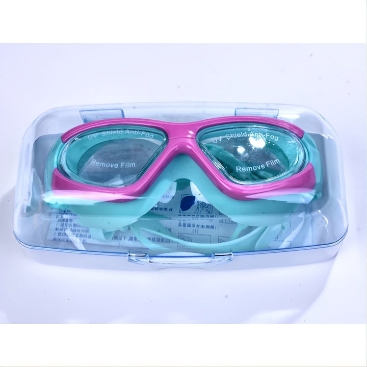 Kids' Swimming Goggles with Large Frame – Comfortable and Anti-Fog for Fun in the Water