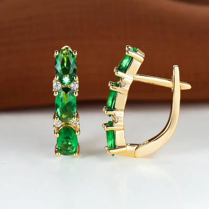 Elegant Gold Earrings with Subtle Shine
