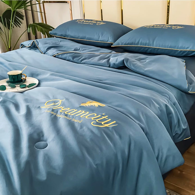 FrostEase Premium Cooling Bedding | Light, Breathable, Machine-Washable Sleep Solution