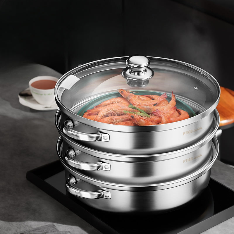3-stöckiger Dampfgarer – NutriSteam
