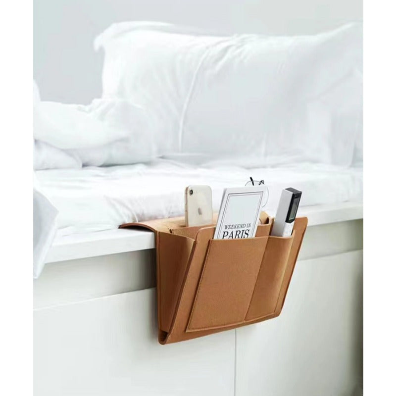 Smart Felt Storage Bag – Organised and Accessible Beside the Bed or Sofa