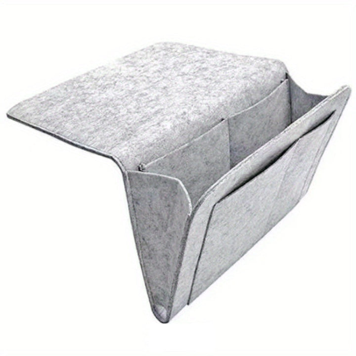 Smart Felt Storage Bag – Organised and Accessible Beside the Bed or Sofa