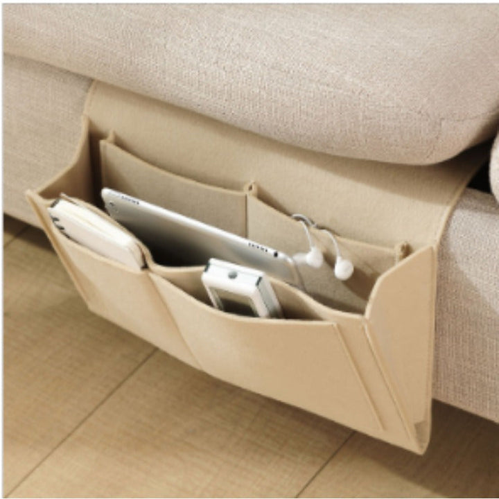 Smart Felt Storage Bag – Organised and Accessible Beside the Bed or Sofa