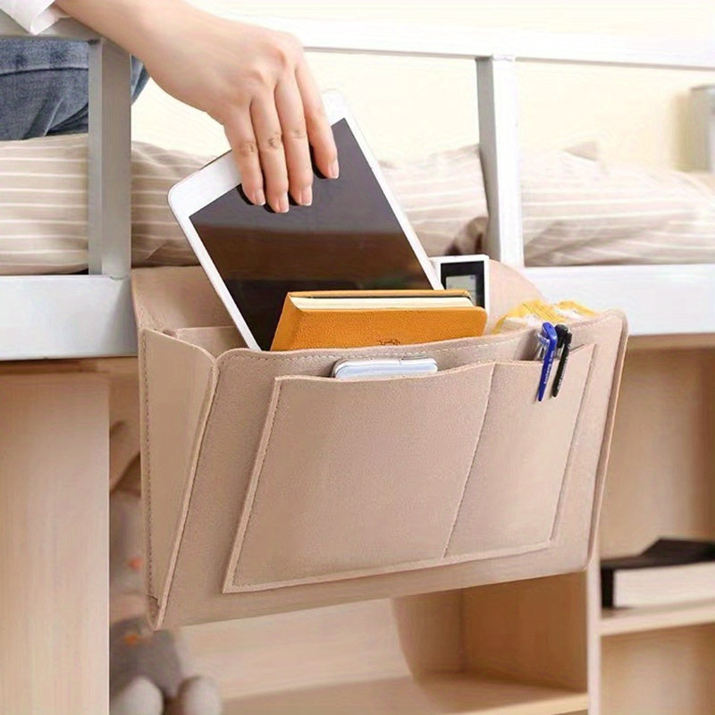 Smart Felt Storage Bag – Organised and Accessible Beside the Bed or Sofa