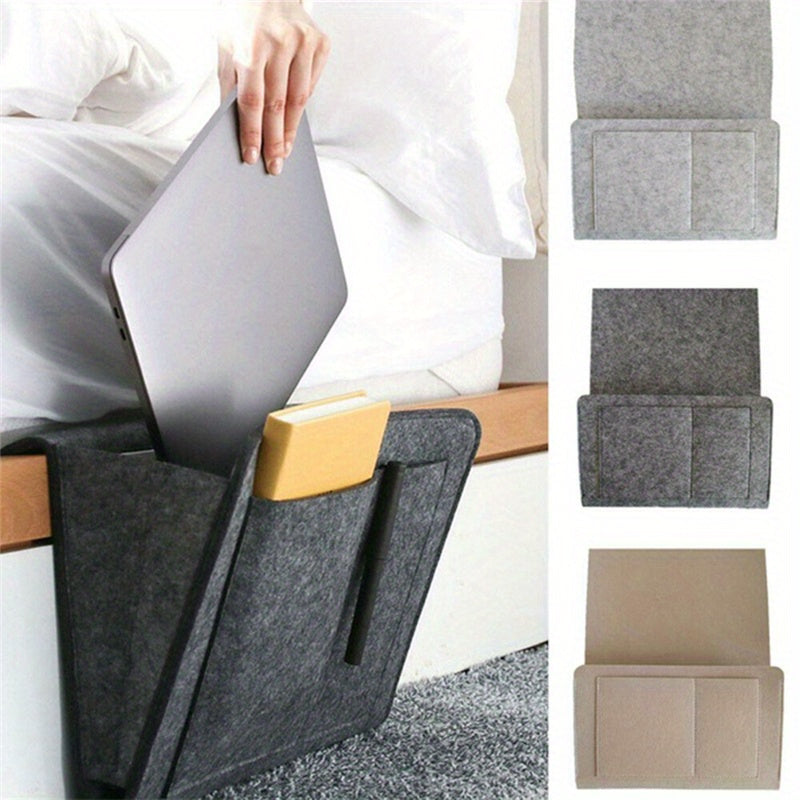 Smart Felt Storage Bag – Organised and Accessible Beside the Bed or Sofa