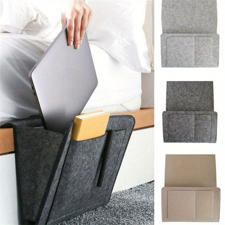 Smart Felt Storage Bag – Organised and Accessible Beside the Bed or Sofa