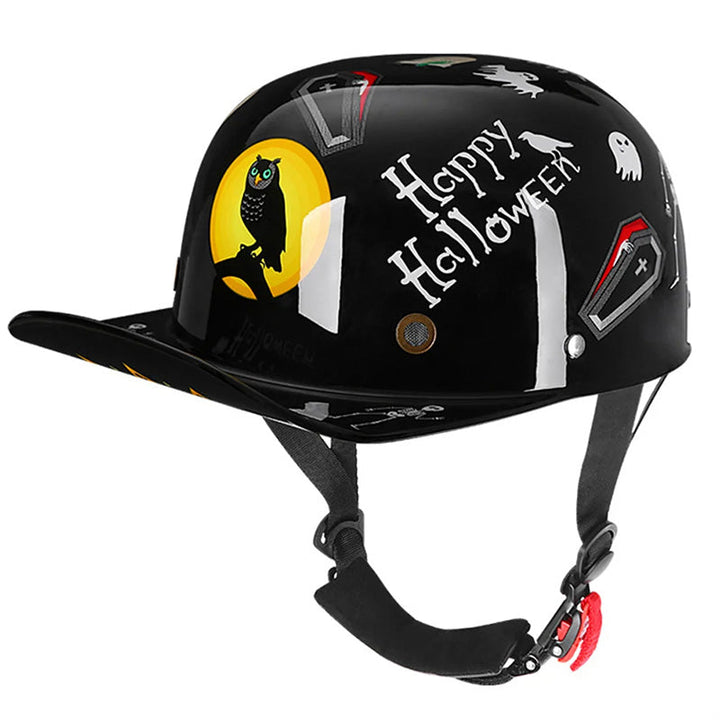 Cap Motorcycle Helmet - DOT Approved