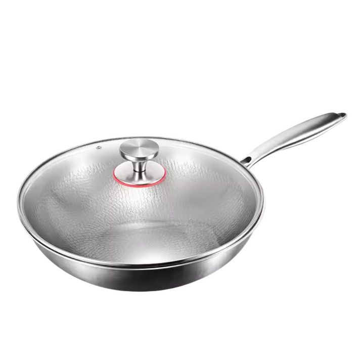 Titanium Wok with Flat Bottom – Sustainable and Safe Cookware for Healthy Cooking