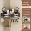 Luxury suction cup bathroom shelf without drilling