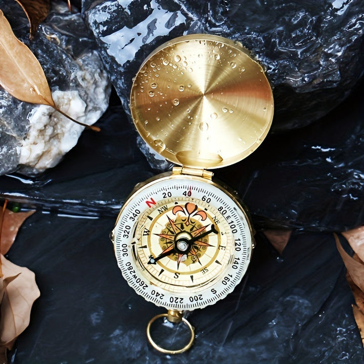 Copper Survival Compass – Waterproof and Glow-in-the-Dark for Night-Time Adventures