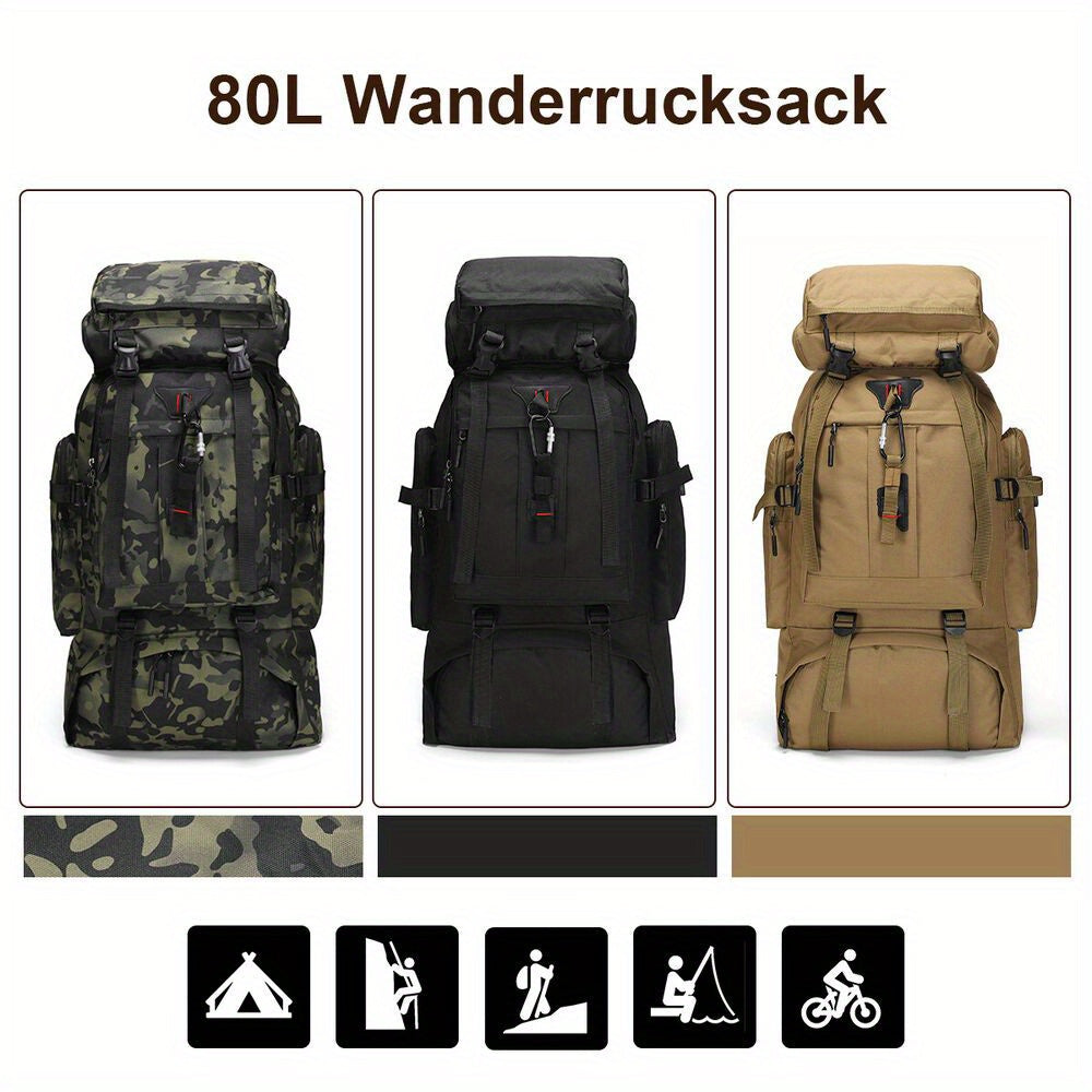 Explorer 80L Trekking Backpack – Sturdy and Versatile