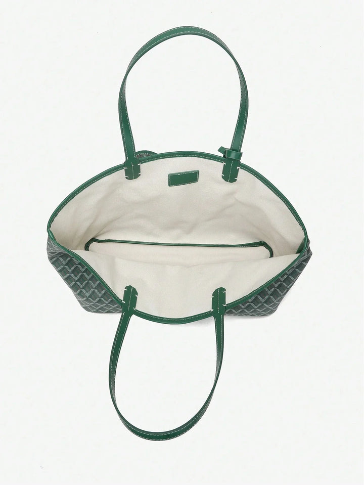 Casual PVC Shoulder Bag for Women | Tote Bag | Lightweight Large Bag for Students
