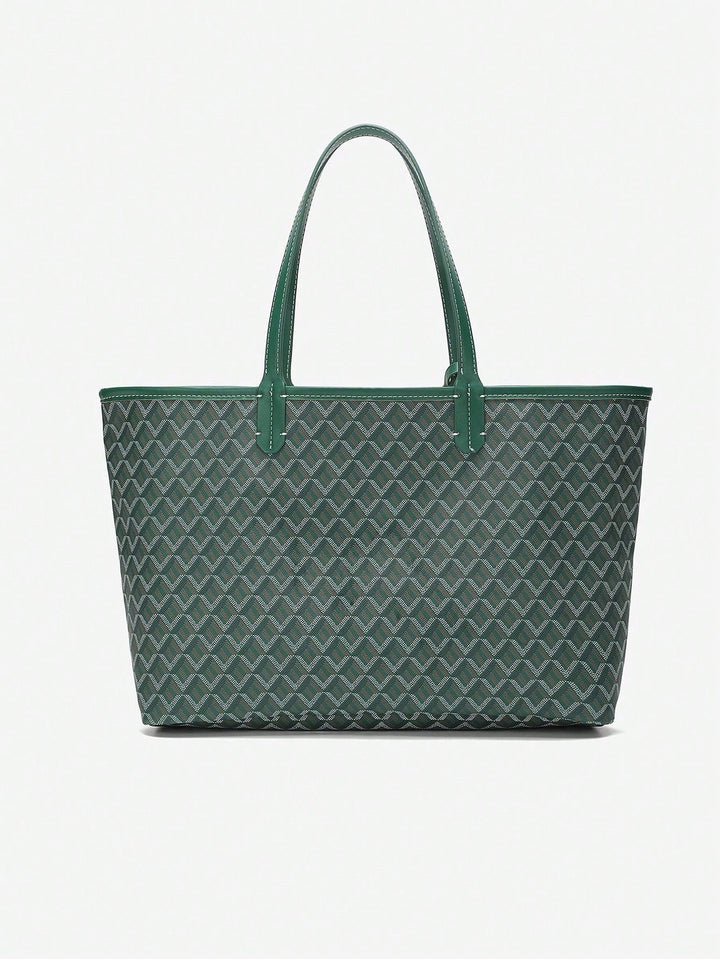 Casual PVC Shoulder Bag for Women | Tote Bag | Lightweight Large Bag for Students