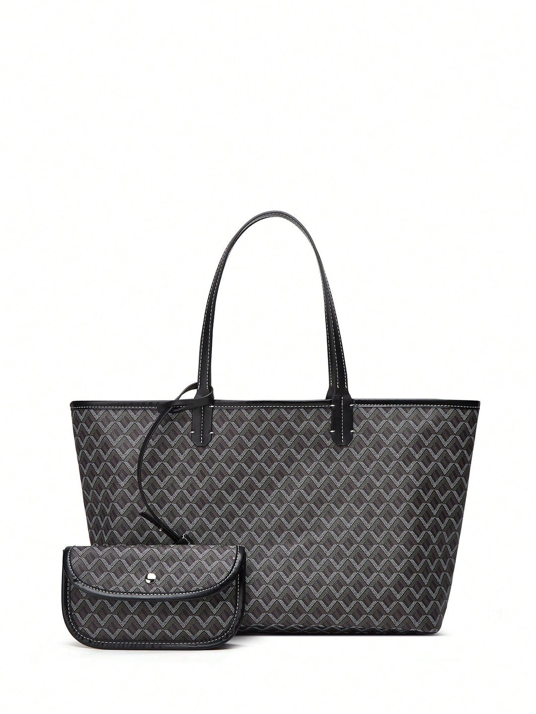Casual PVC Shoulder Bag for Women | Tote Bag | Lightweight Large Bag for Students