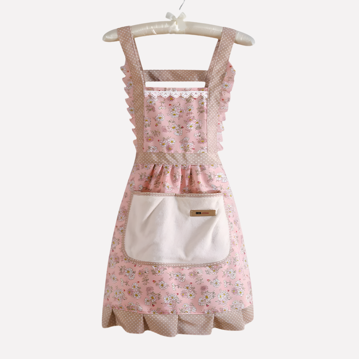 Floral Kitchen Apron for Women