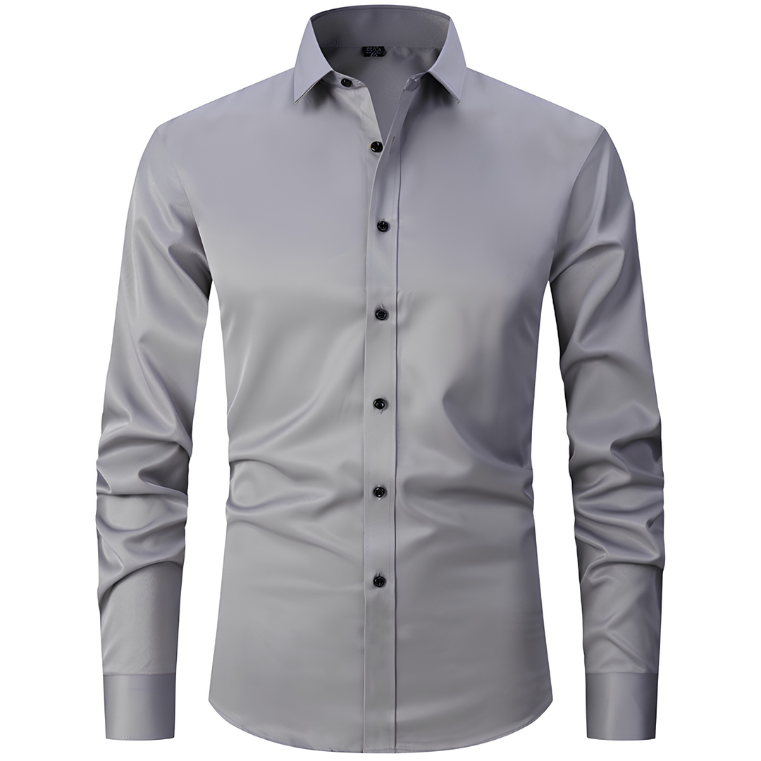 Men’s Casual Work Shirt with Classic Fit
