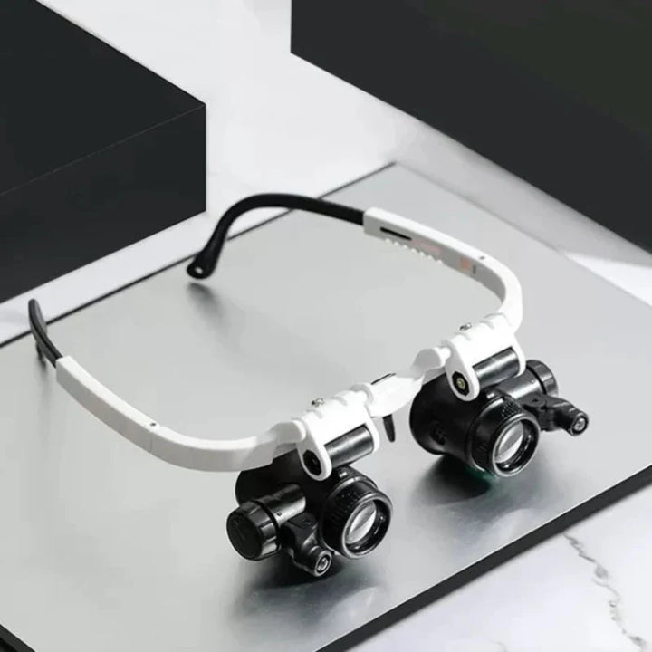 Palmiro Magnifying Glass with LED Lighting and Adjustable Lenses