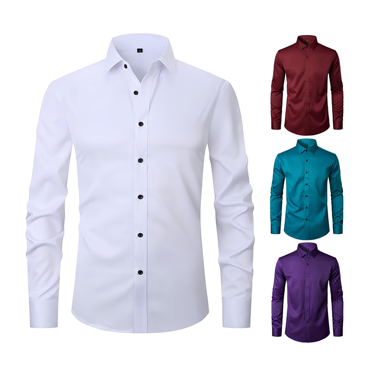 Men’s Casual Work Shirt with Classic Fit