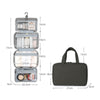 Travelique Travel Cosmetics Organizer | Compact and Waterproof | With 4 Compartments and 360° Hook | For Women and Men